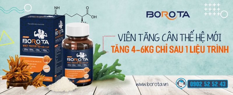 Thuốc tăng cân an toàn hiệu quả Borota